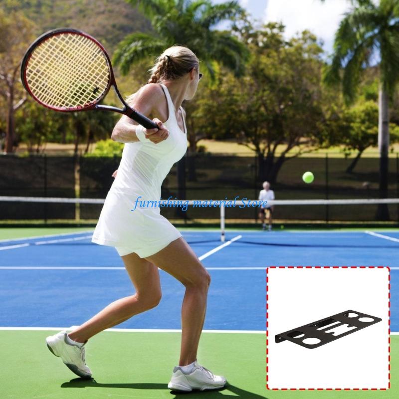 Sports Equipment Storage - Kệ Tường Vợt Tennis Sắt Hiện