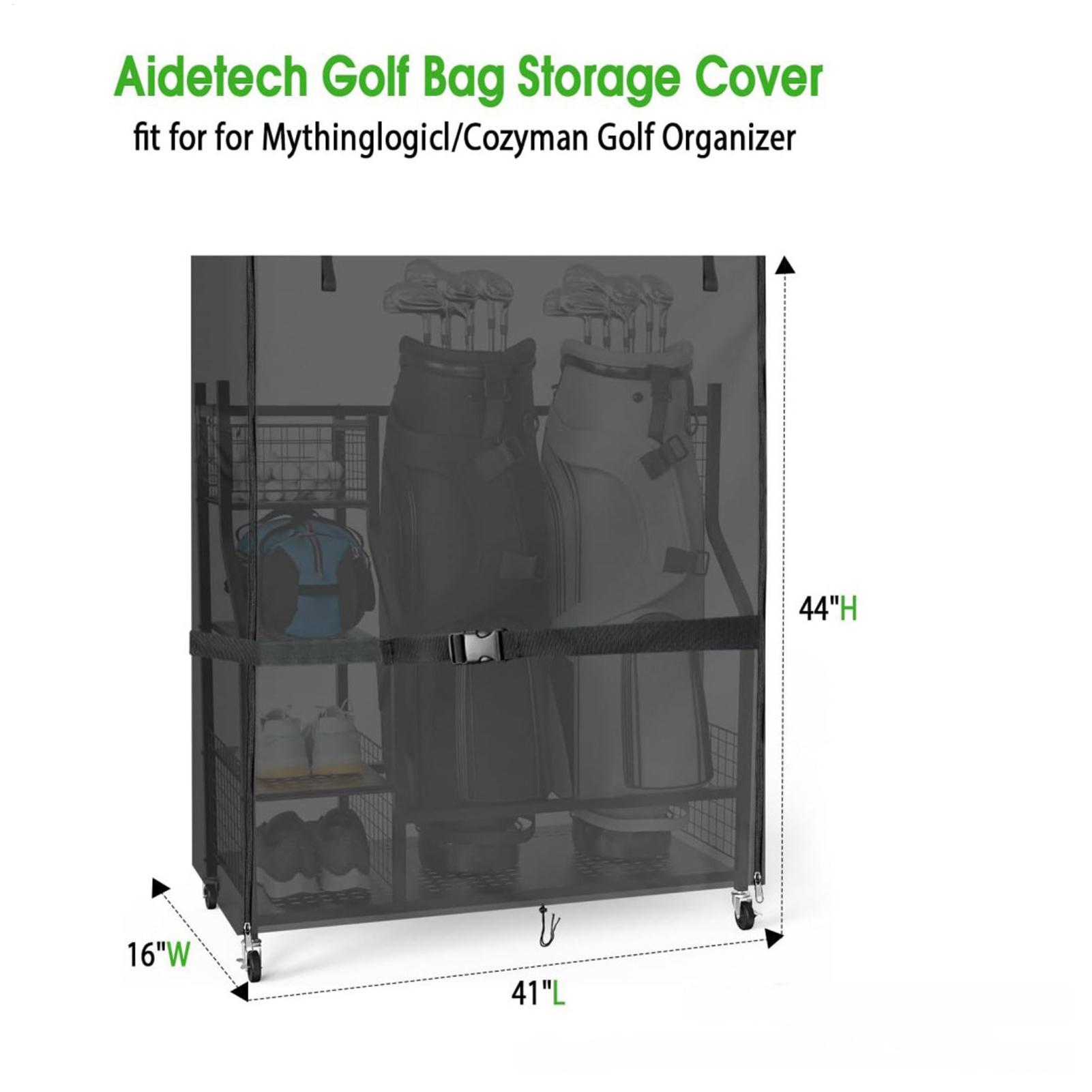 Sports Equipment Garage Organizer - Golf Bag Stand Covers Oxford Dustproof