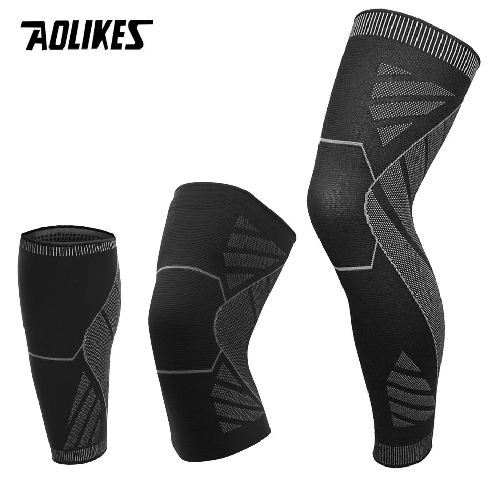 Sports Equipment For Volleyball - AOLIKES 1PCS Sports Compression Knee Brace