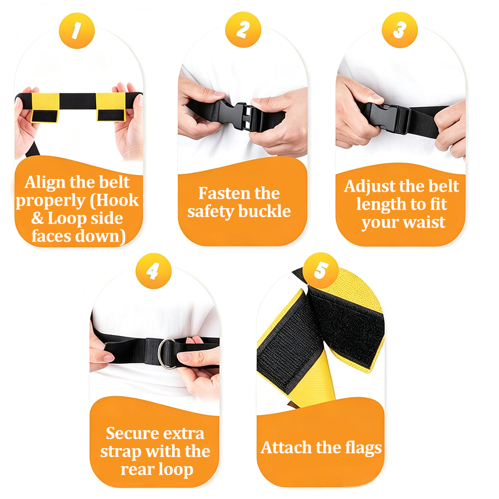 6PCS Flag Football Belts Set A - đánh giá và giá Sports Equipment Game