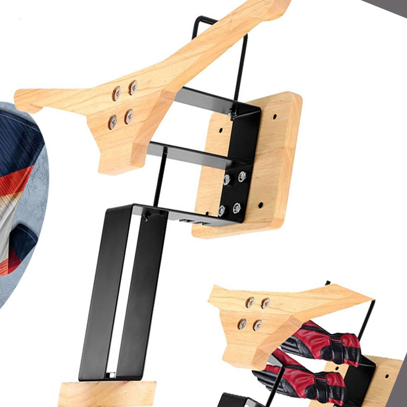 Wood Motorcycle Helmet Holder  - đánh giá và giá Sports Equipment Storage