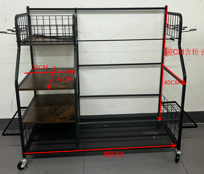 Rolling Golf Storage Rack Gara - đánh giá và giá Sports Equipment Garage Organizer