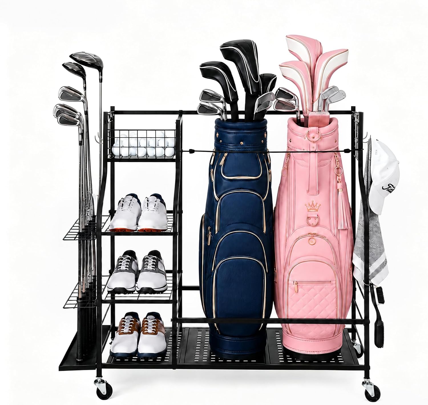 Heavy Duty Golf Bag Storage Ra - đánh giá và giá Sports Equipment Garage Organizer