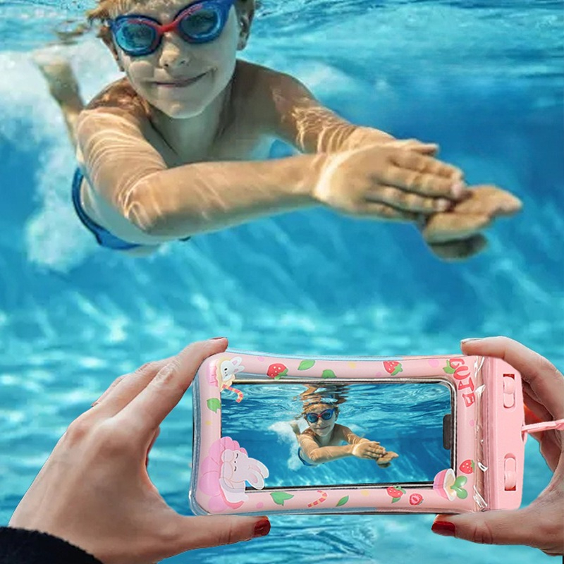 1pc Waterproof Cartoon Phone C - đánh giá và giá Sports Equipment Bag