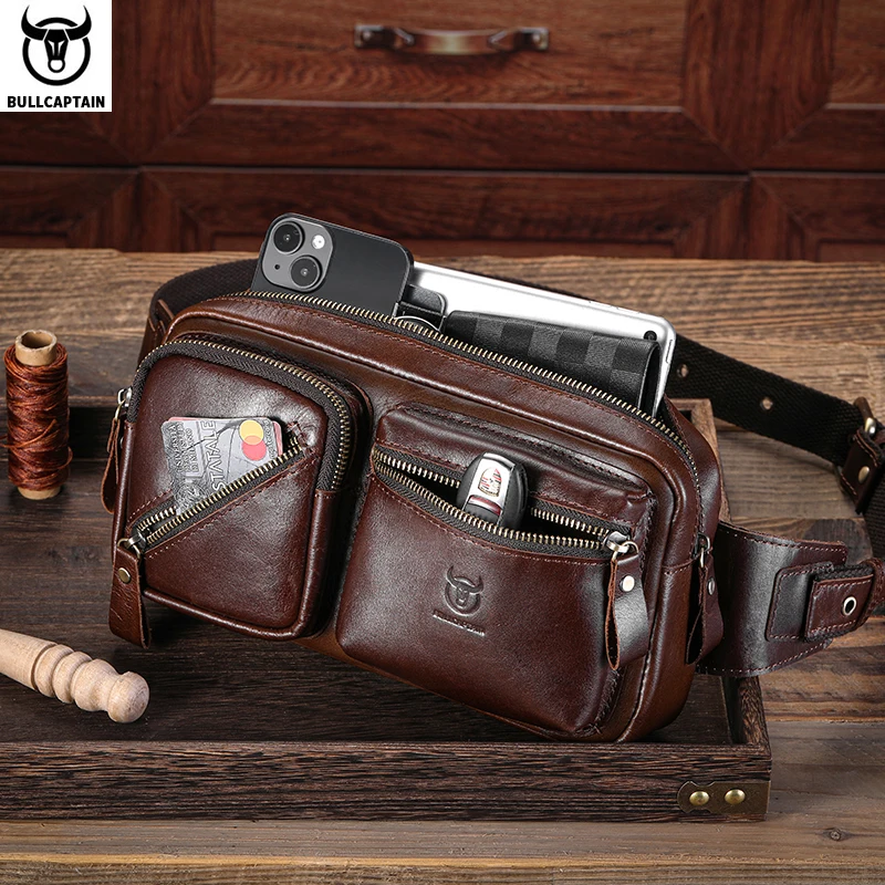 BULLCAPTAIN Men's Genuine Leat - đánh giá và giá Sports Equipment Storage