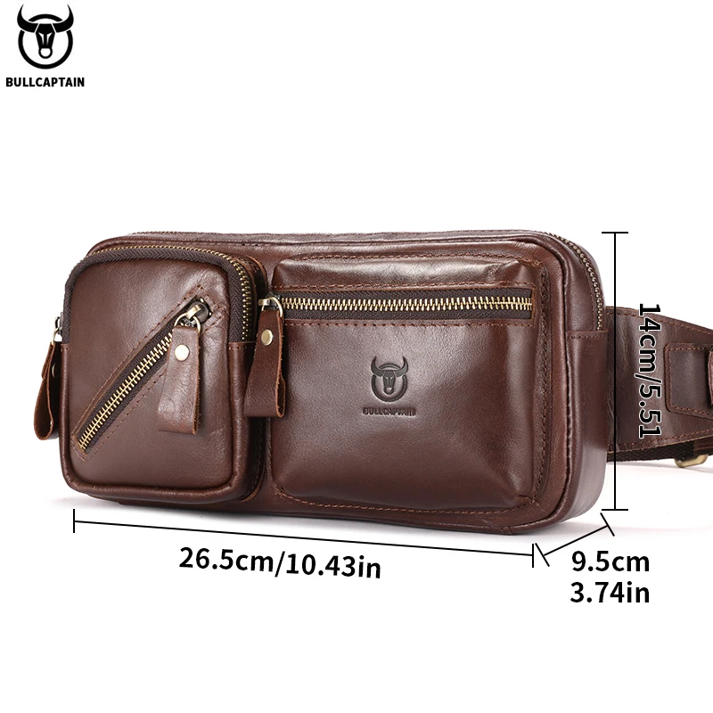 BULLCAPTAIN Men's Genuine Leat - đánh giá và giá Sports Equipment Storage