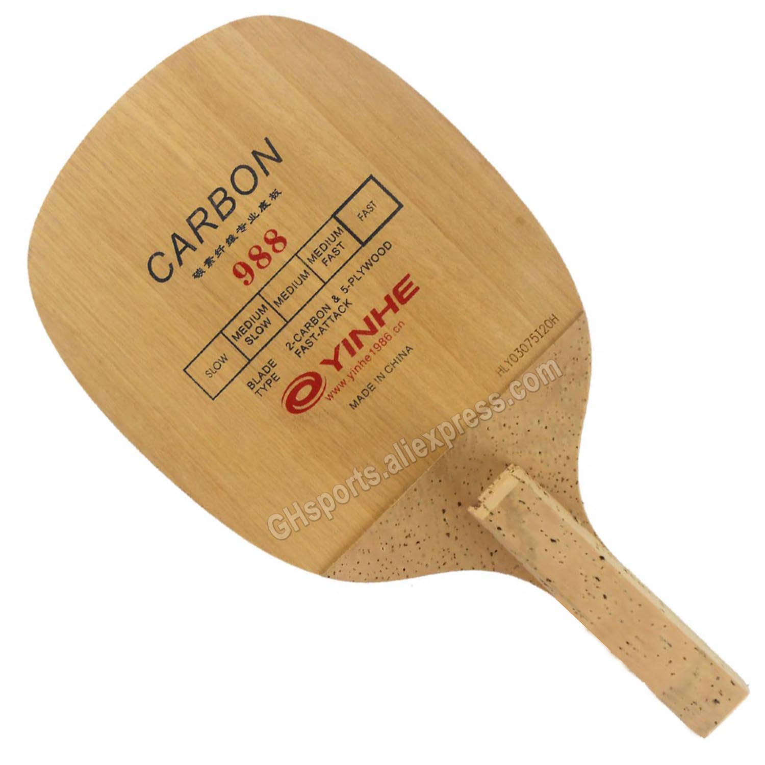 Original YINHE 988 Carbon Tabl - đánh giá và giá Cricket Bat Tape Ball