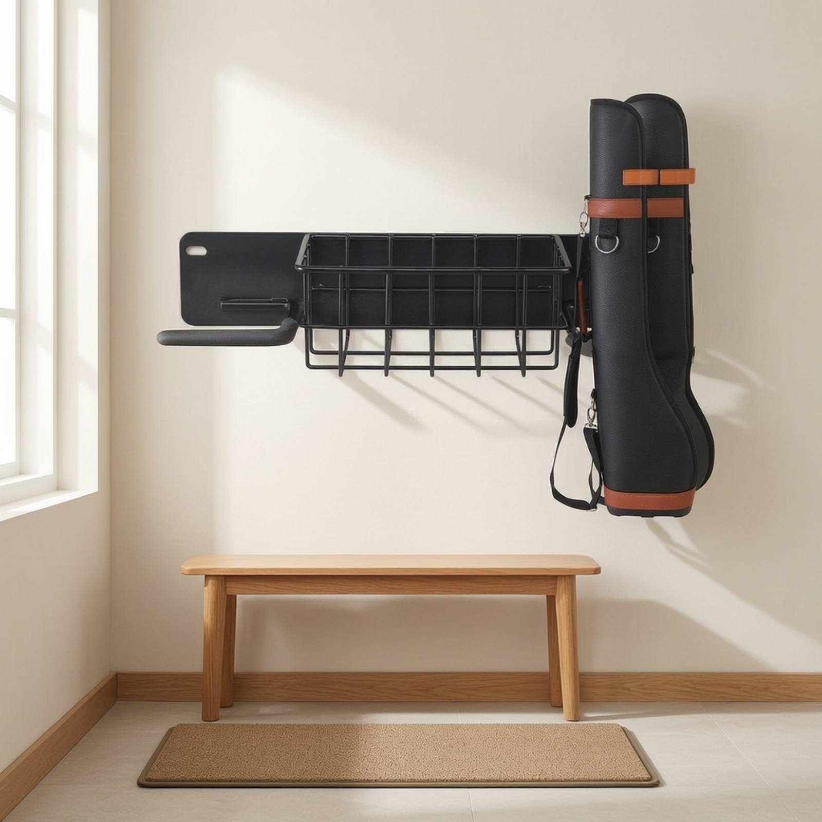 Golf Storage Rack Wall-Mounted - đánh giá và giá Sports Equipment Garage Organizer