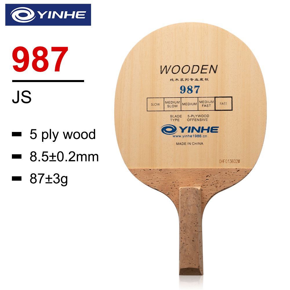 Yinhe 987 Korea Style Table Te - đánh giá và giá Cricket Bat Tape Ball