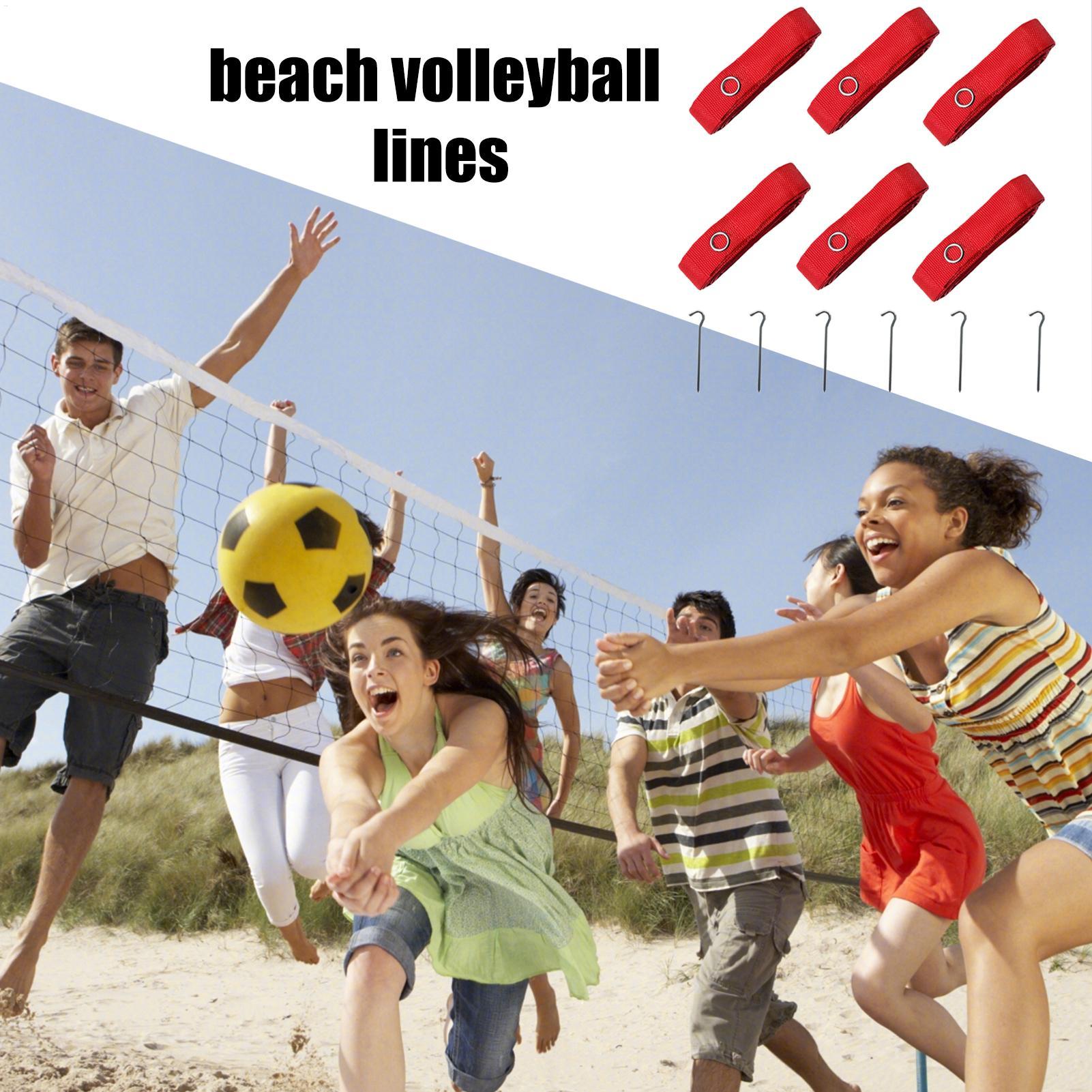 6x Beach Volleyball Lines Equi - đánh giá và giá Sports Equipment For Volleyball